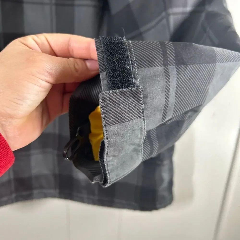 The North Face Boys XL 18/20 HyVent 3-in-1 Triclimate Plaid Jacket